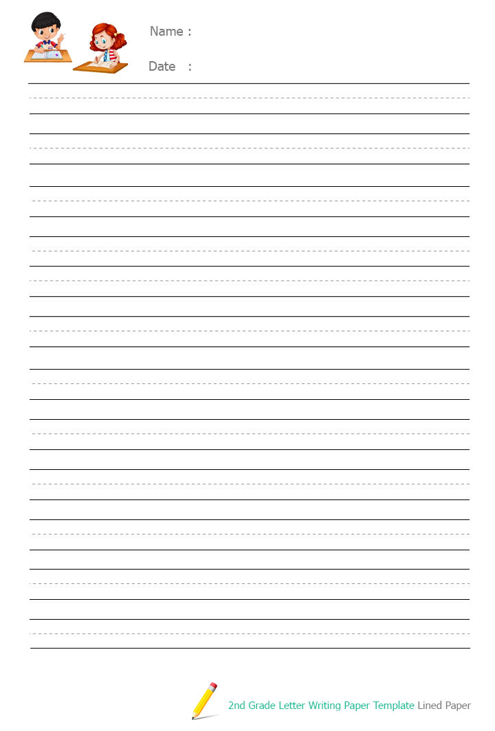 10 Best Second Grade Writing Paper Printable Pdf For Free At Printablee