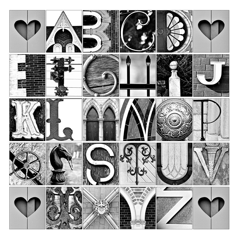 Free Printable Alphabet Photography Letters - Printable Templates