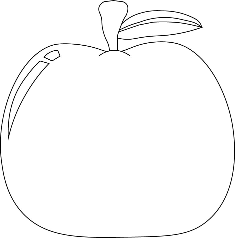 Download 7 Best Printable Apple Template Preschool - printablee.com