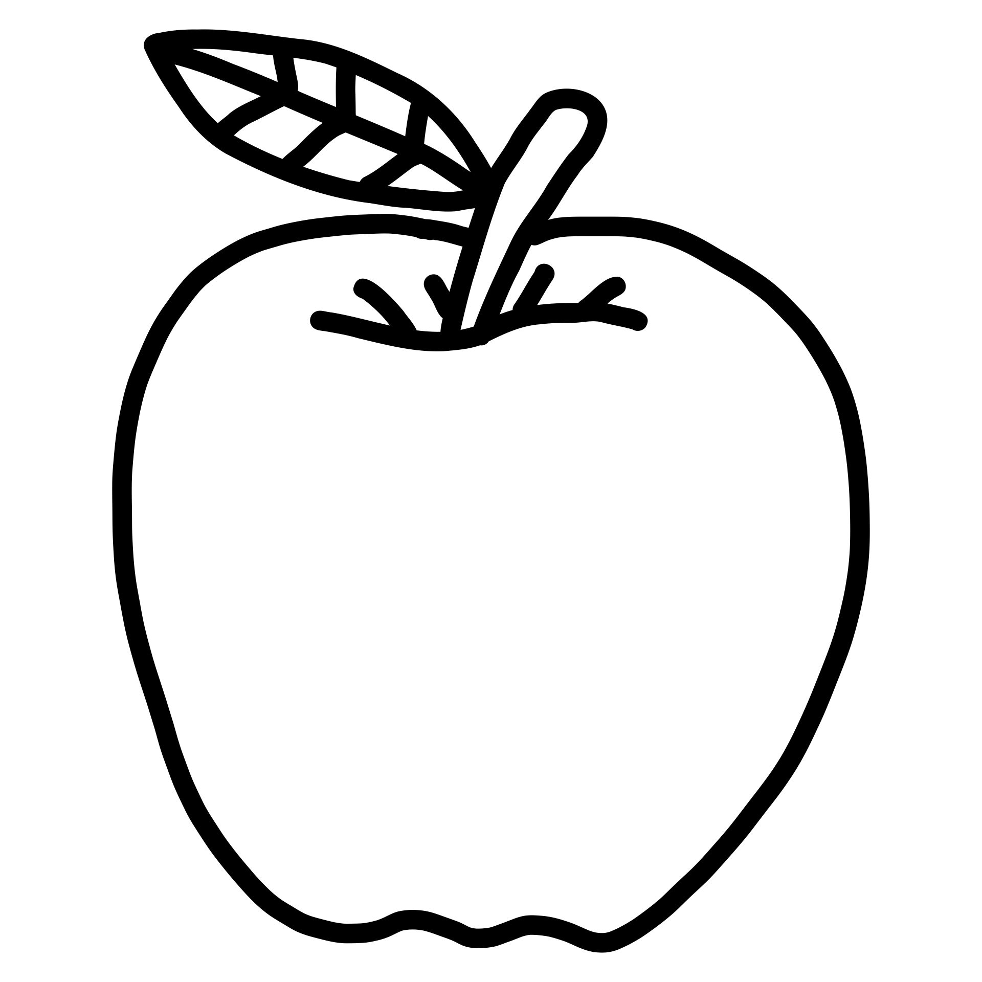 10 Best Printable Apple Template Preschool Printablee