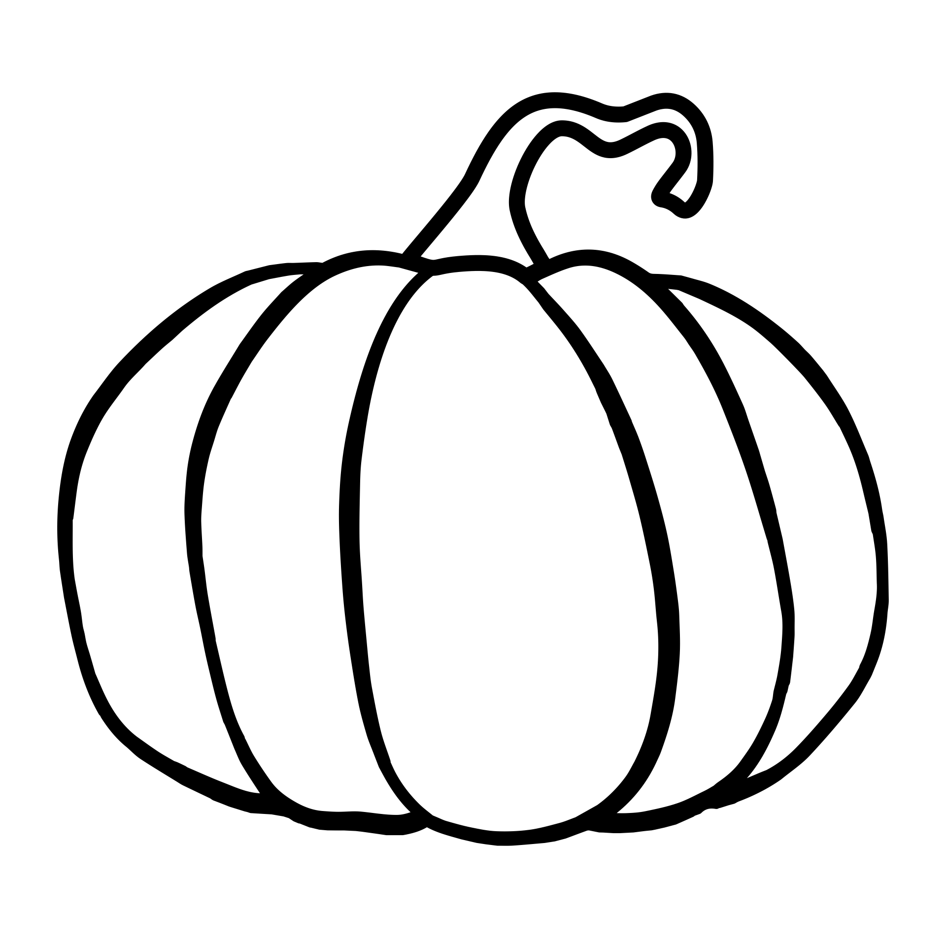 Large Printable Pumpkin Stencils