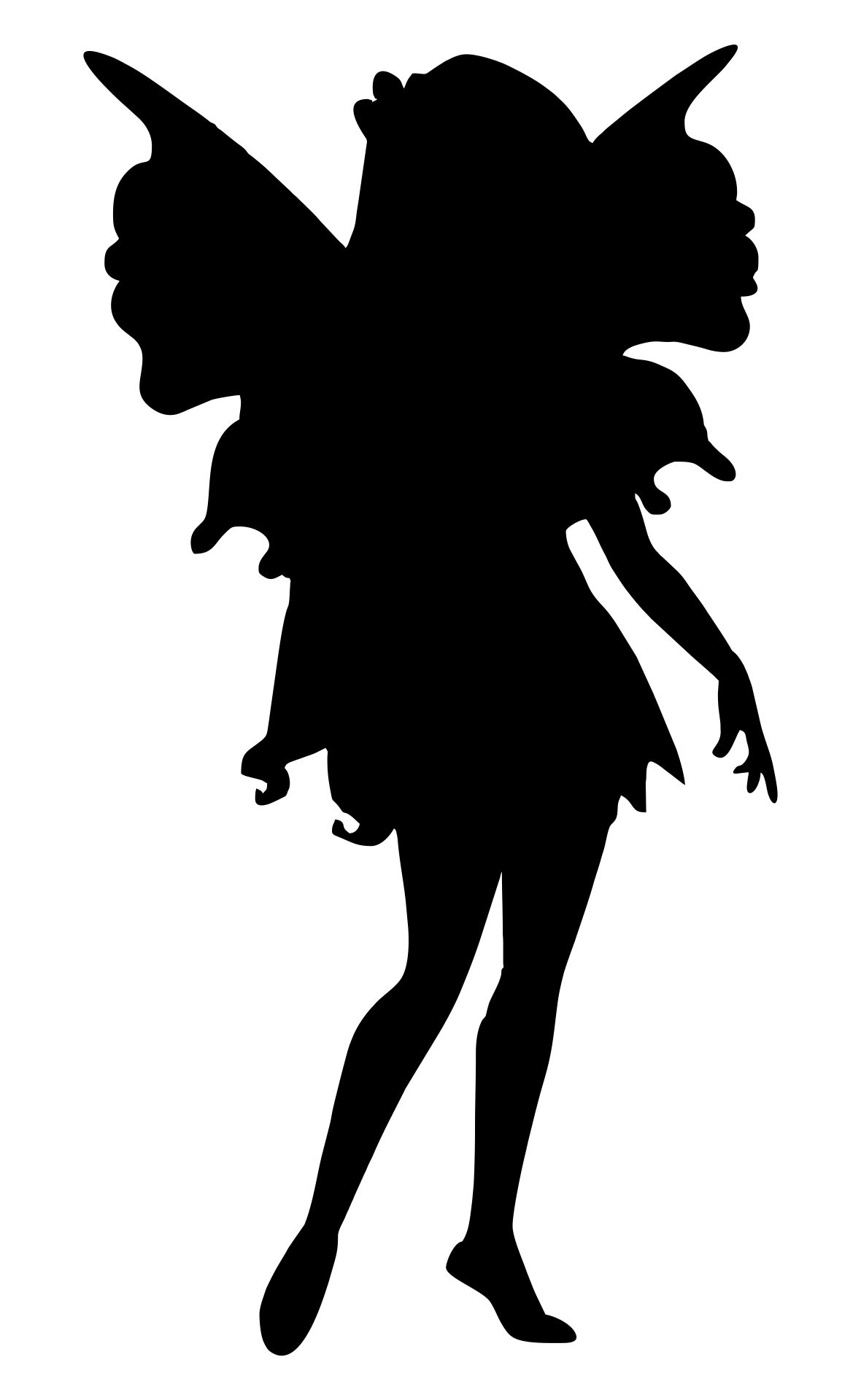 Printable Fairy Silhouette - Printable World Holiday