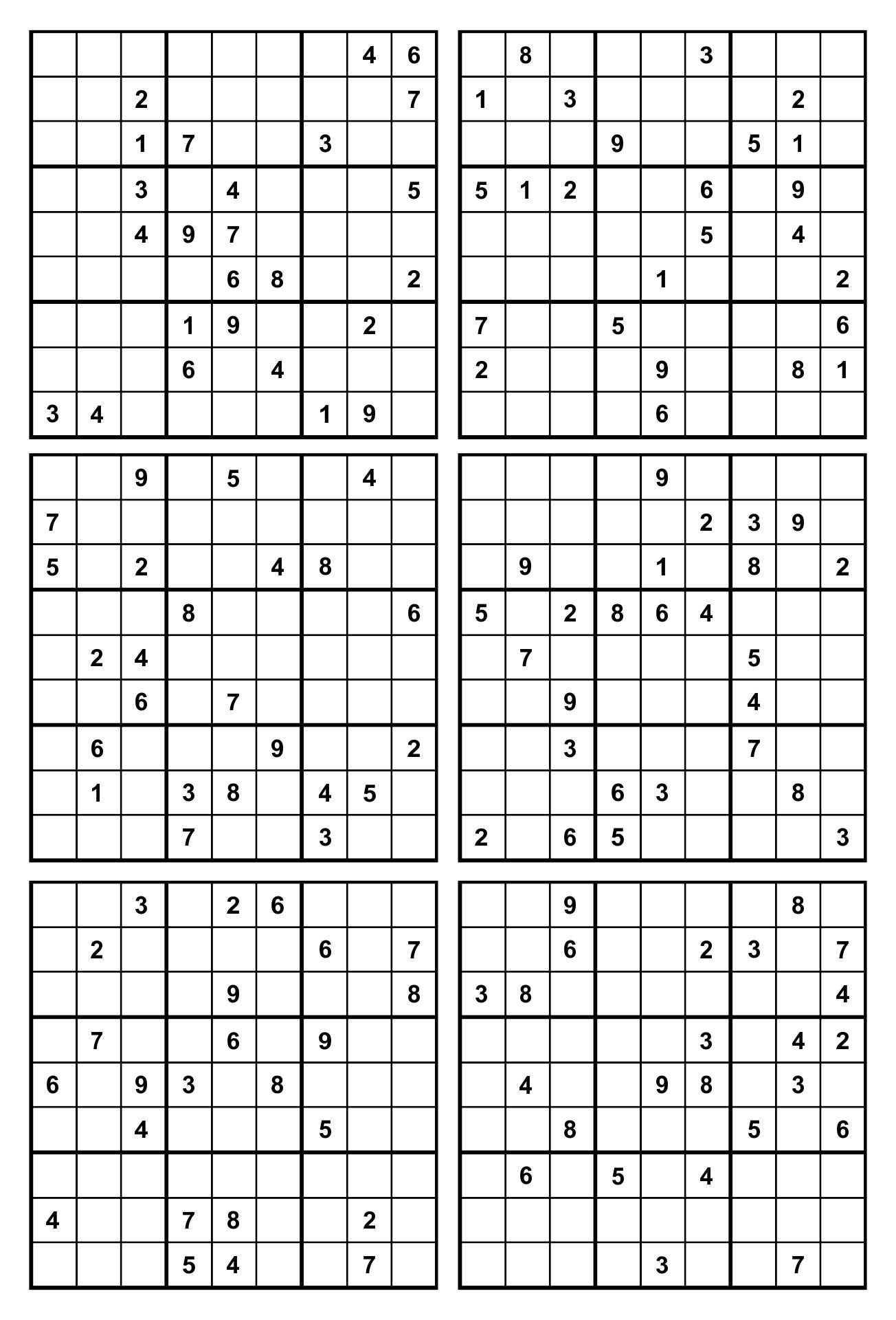 16 Sudoku Printable