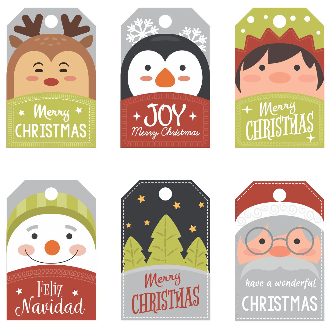 Printable Christmas Gift Tags PDF