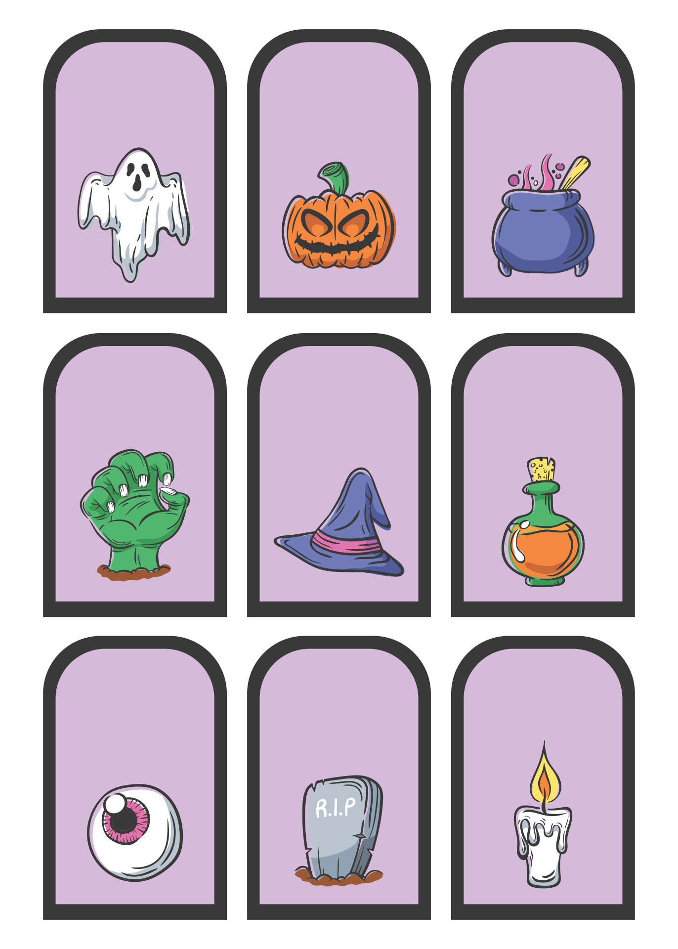 Printable Halloween Gift Tag Template