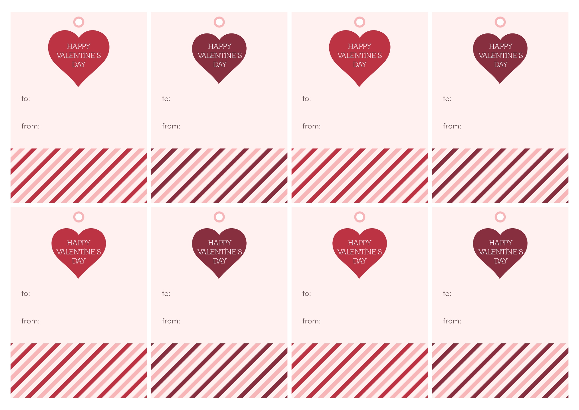 Animal Valentine s Gift Tags 10 Free PDF Printables Printablee