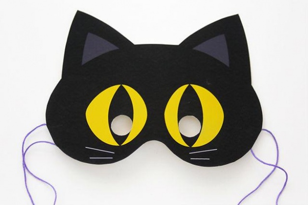8 Best Images of Cat Eye Mask Printable - Cat Face Mask Template ...