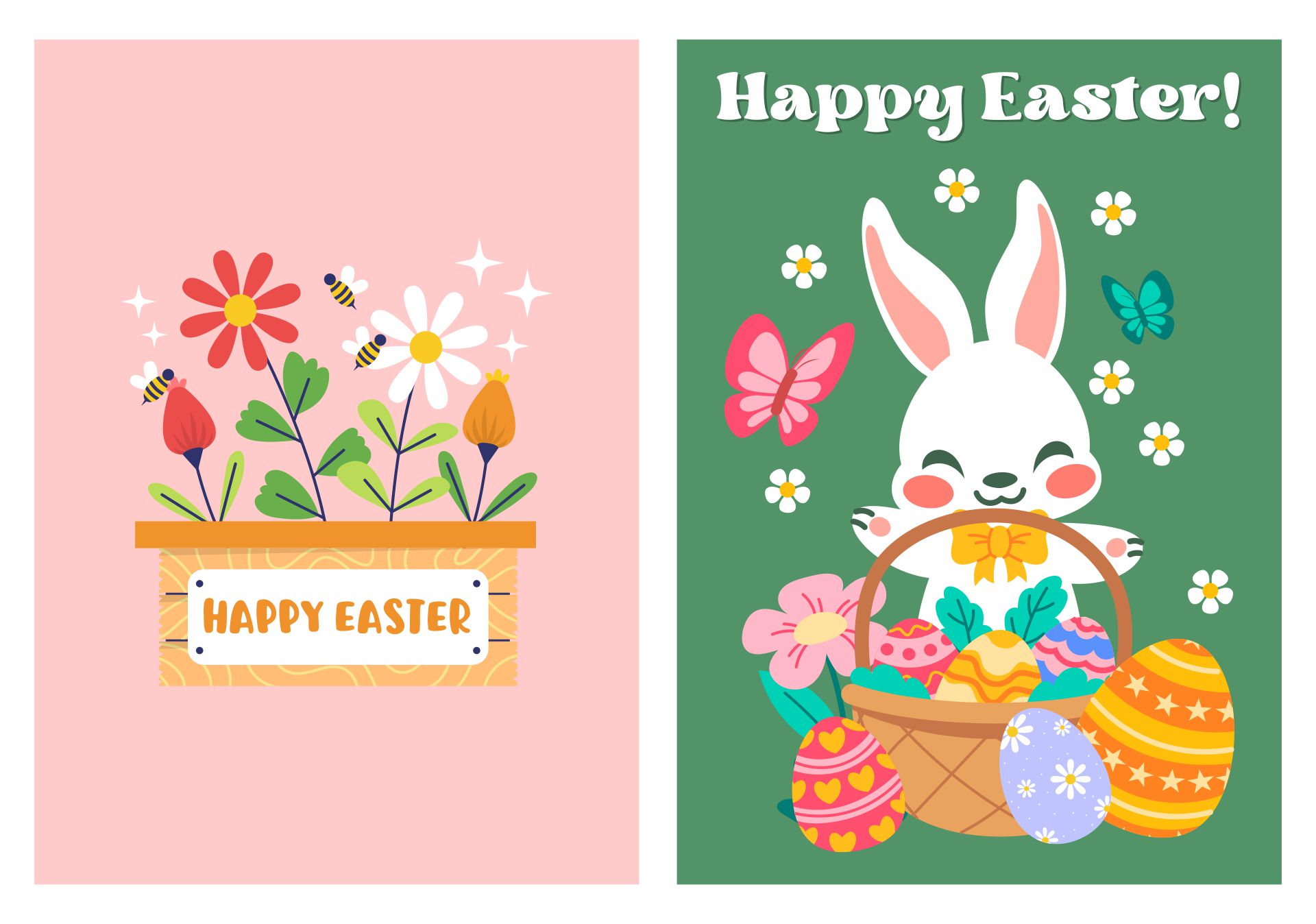 4 Best Cute Easter Card Printable Printablee