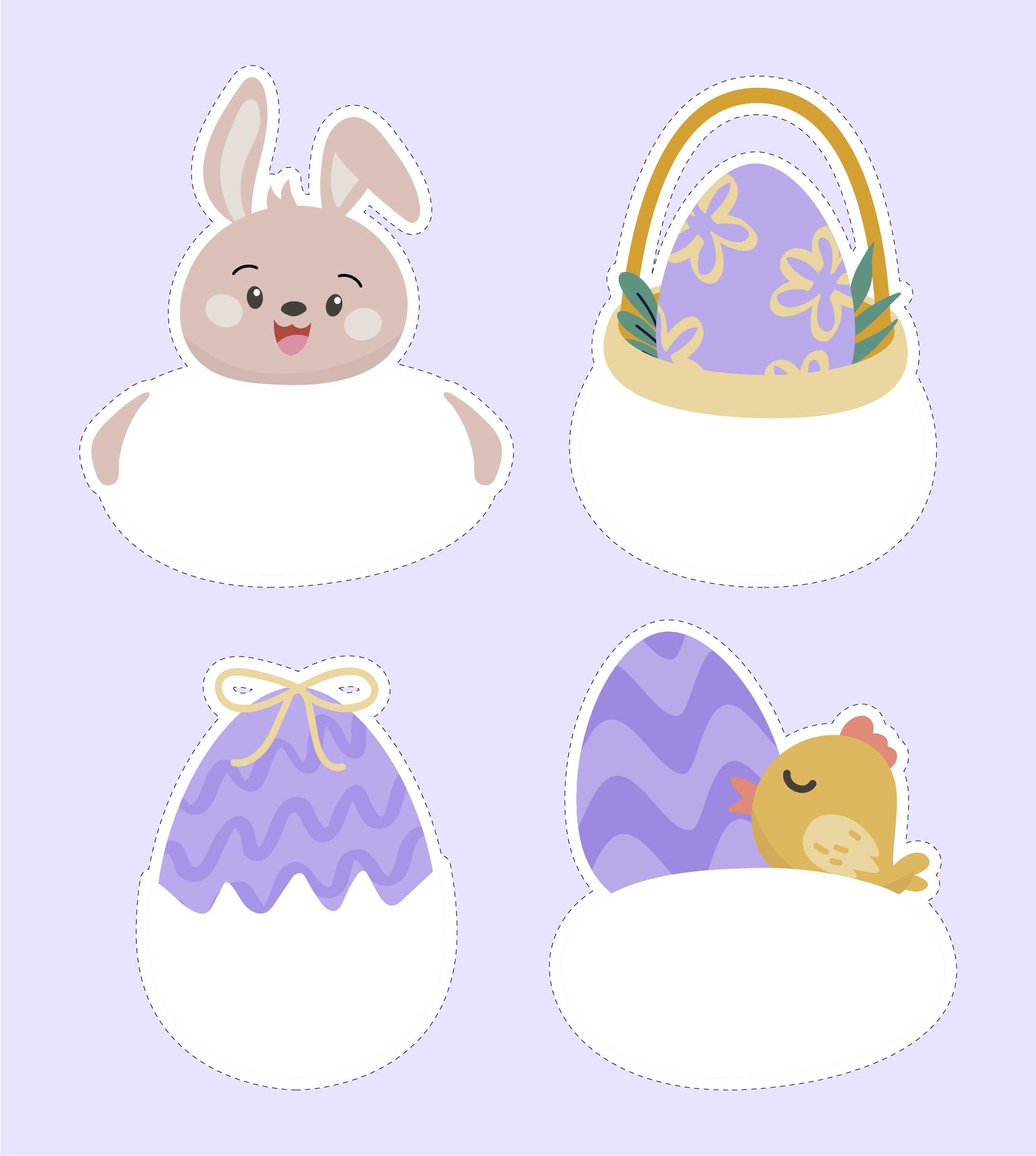 Happy Easter Gift Tags Printables