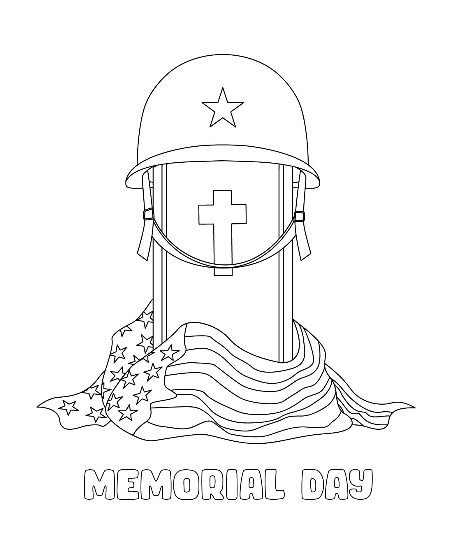 Memorial Day Coloring Pages Printable