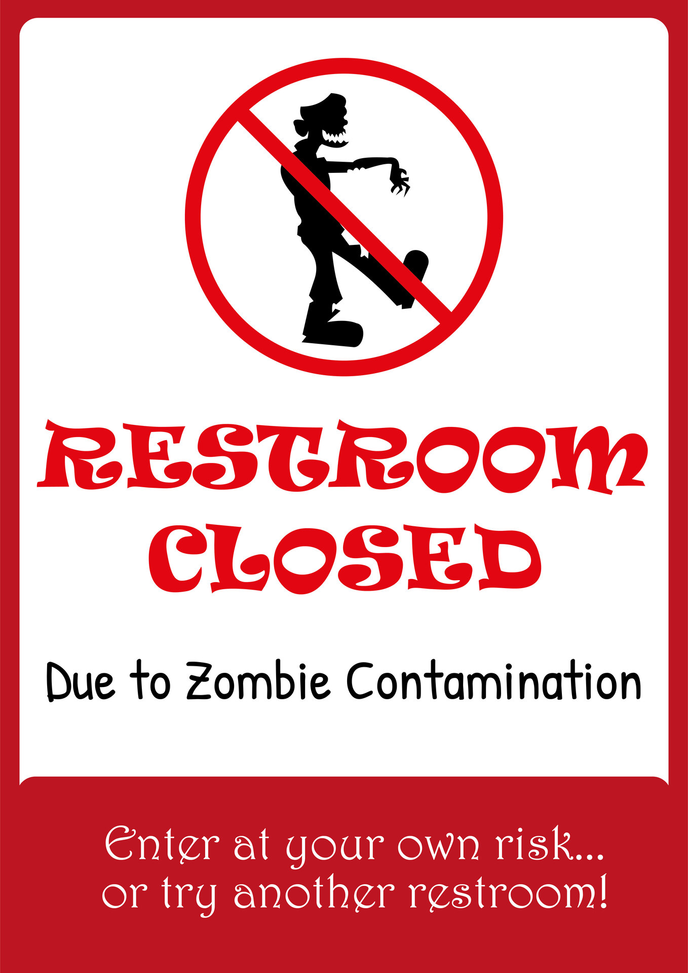 Closed Bathroom