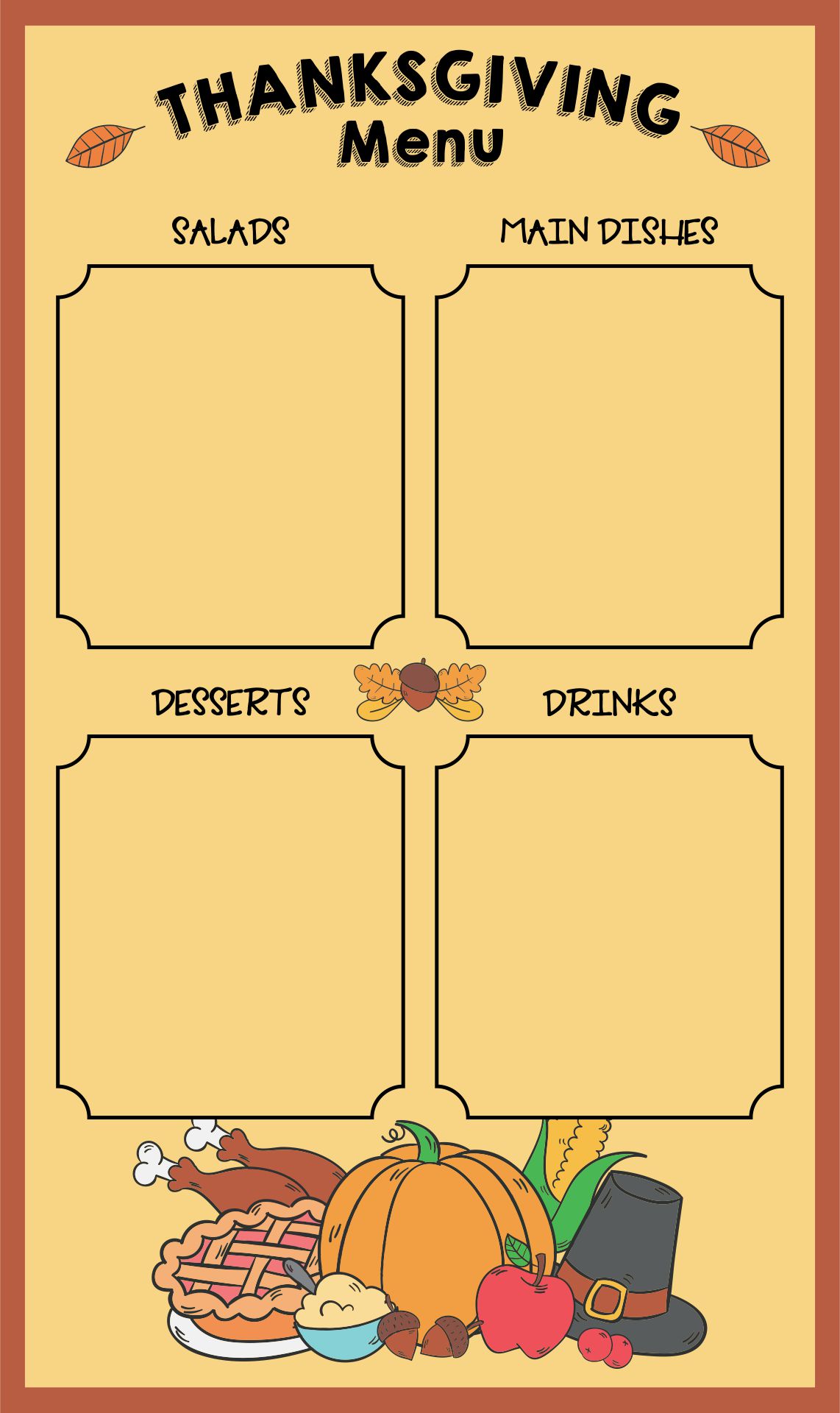 Thanksgiving Menu Templates 13 Free PDF Printables Printablee thanksgiving-menu-templates-13-free-pdf-printables-printablee