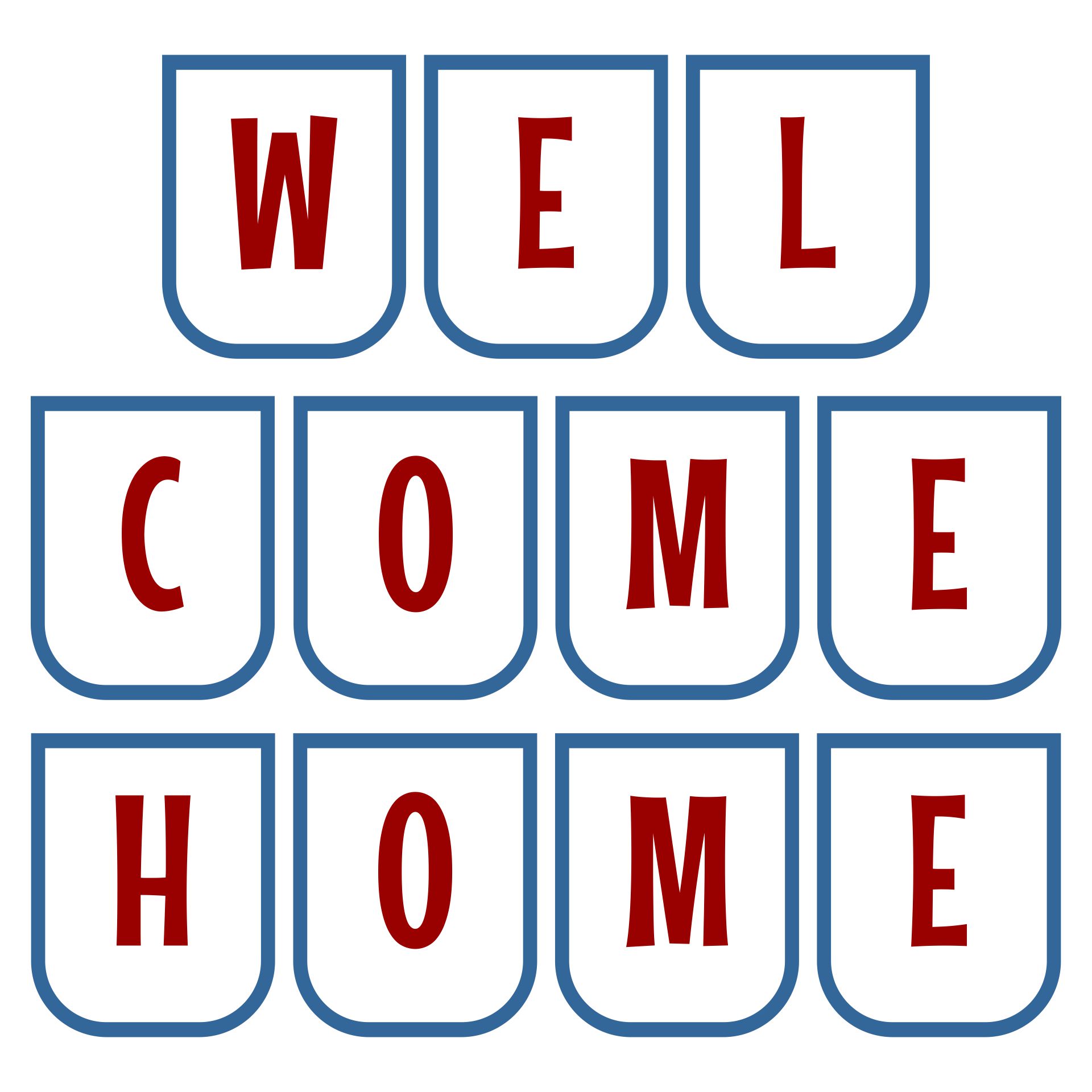 Welcome Home Banners Printable