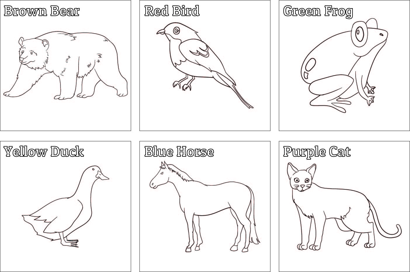 Brown Bear Printables Free Pdf