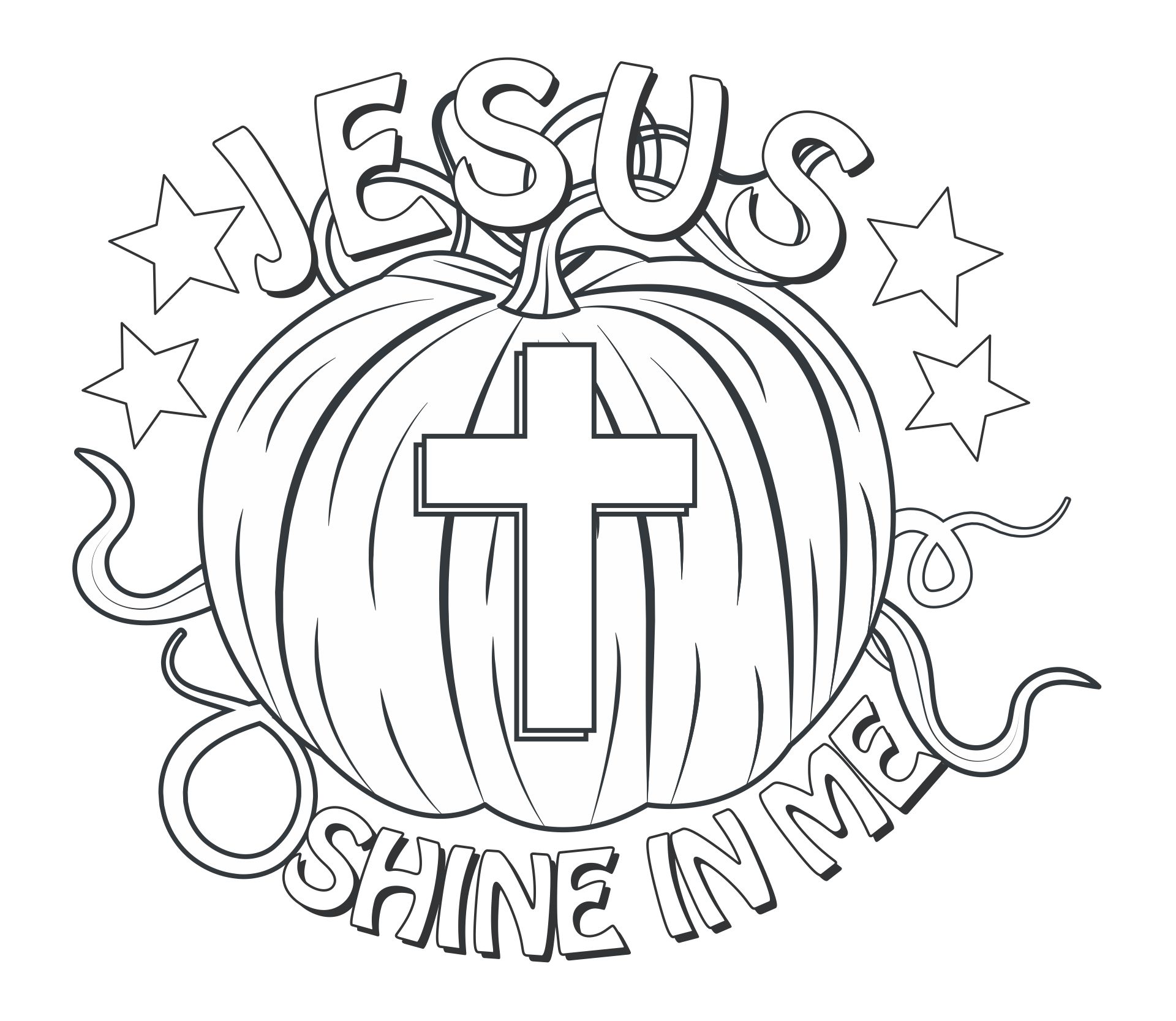 Christian Halloween Coloring Pages