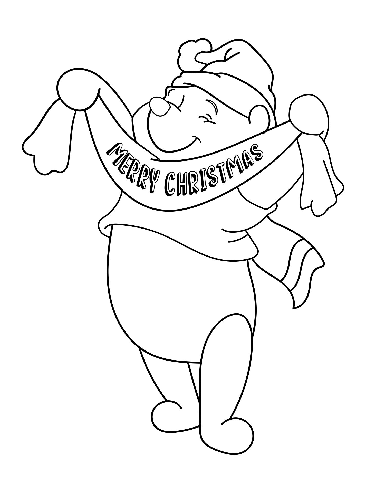 christmas cartoon character coloring pages