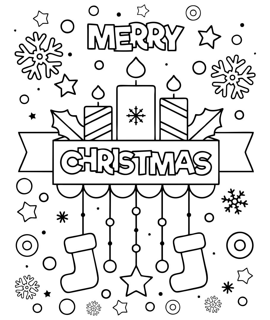 Christmas Cookie Printable Christmas Coloring Pages