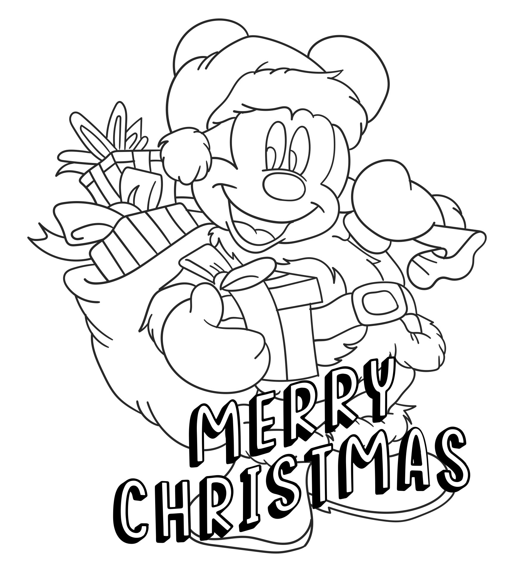 10 Best Printable Christmas Coloring Sheets Disney PDF For Free At Printablee
