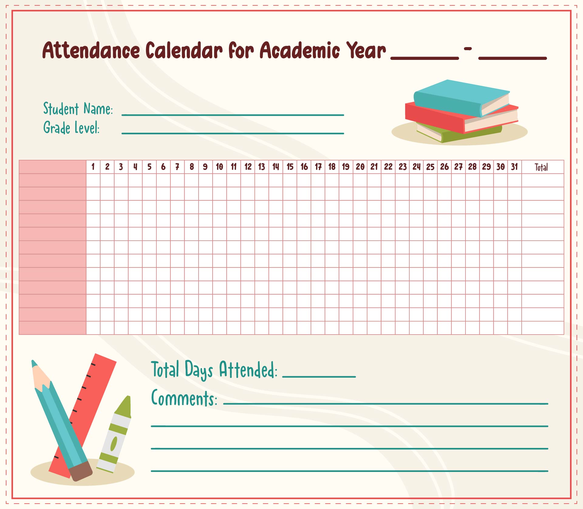 Homeschool Record Keeping Printables