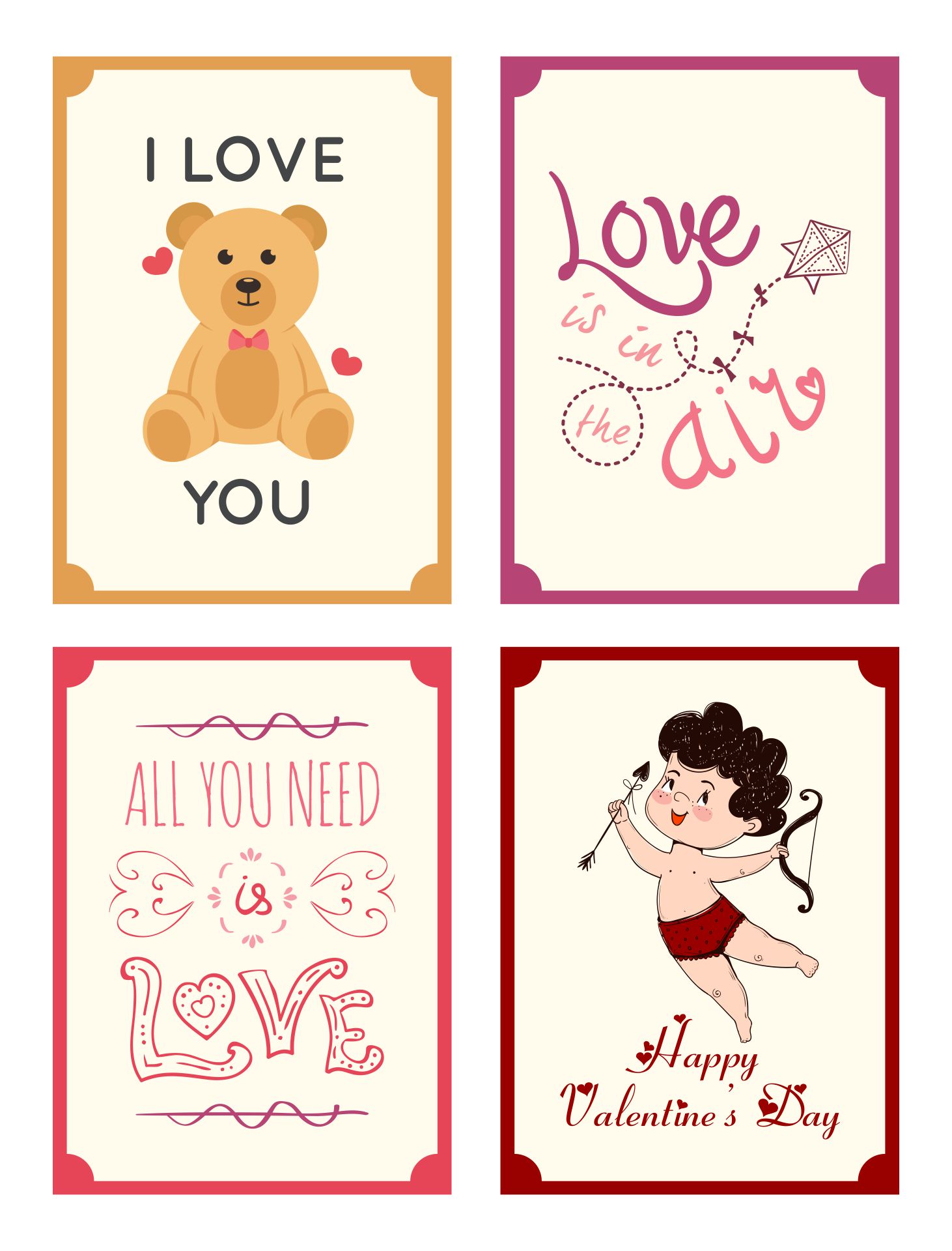 Printable Valentine Cards