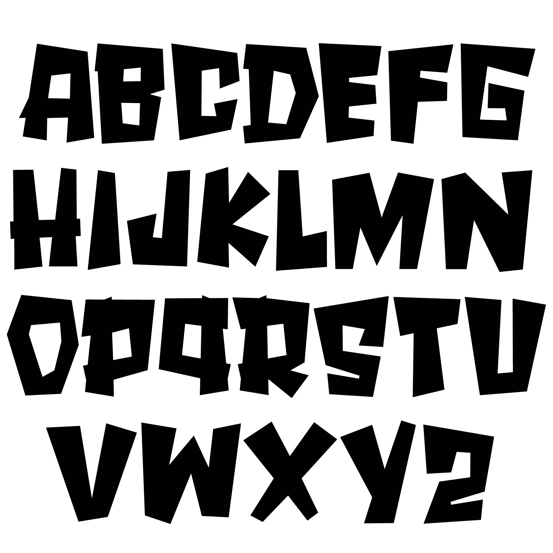 9 Best Printable Scary Letters
