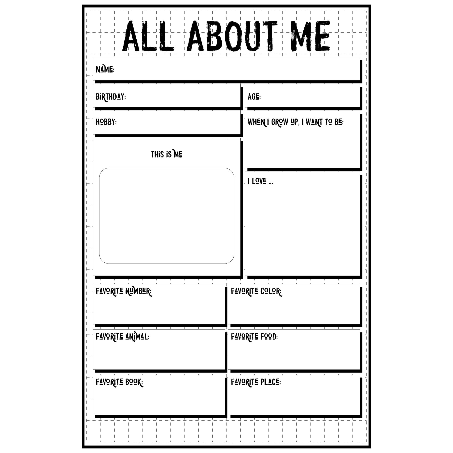 All About Me 10 Free PDF Printables Printablee 13-who-am-i-worksheets-for-first-day-of-school-all-about-me-preschool