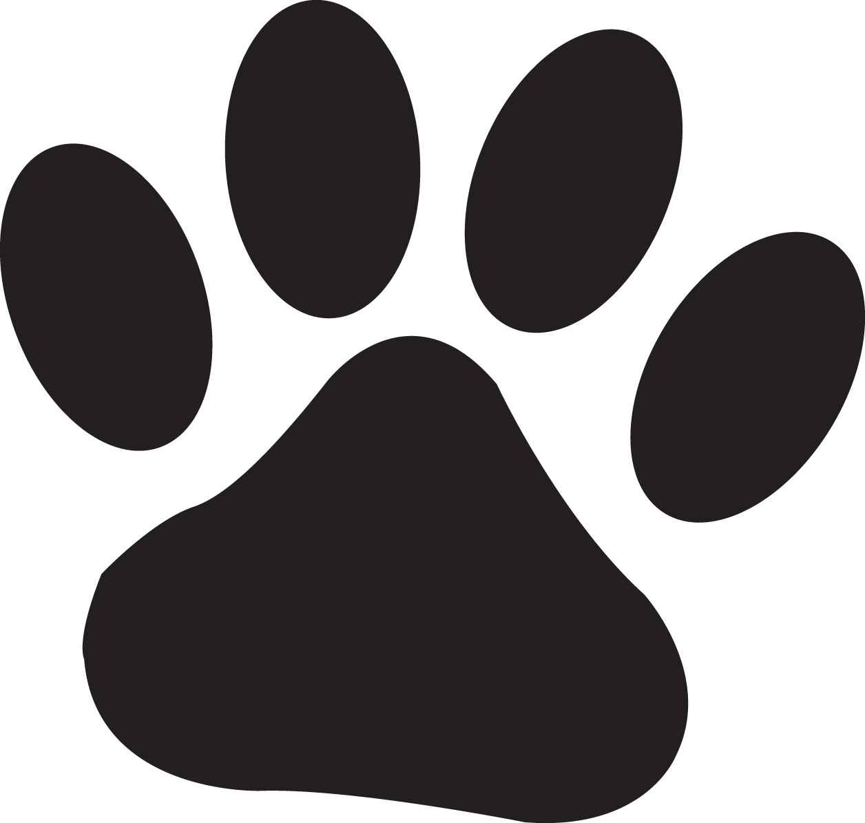 Dog Paw Print Symbol