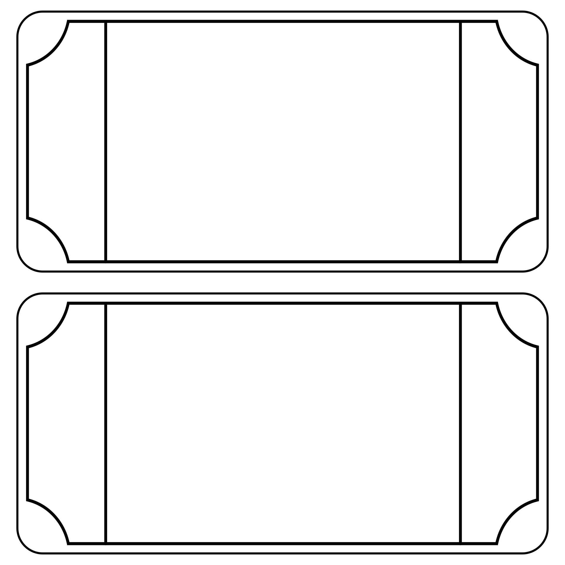 10 Best Free Printable Admit One Ticket Templates