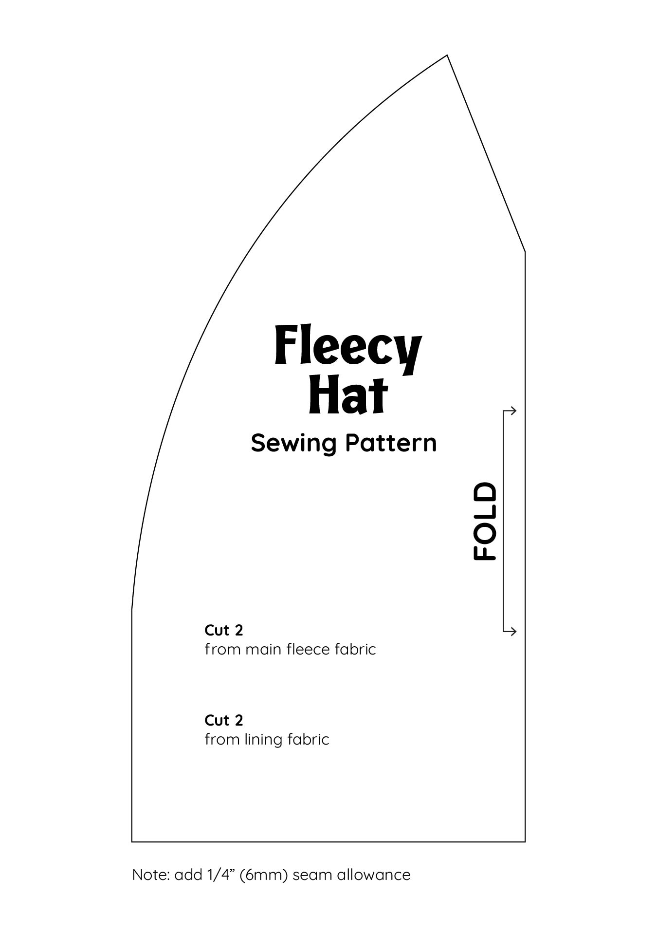 Hat Sewing Patterns 10 Free PDF Printables Printablee