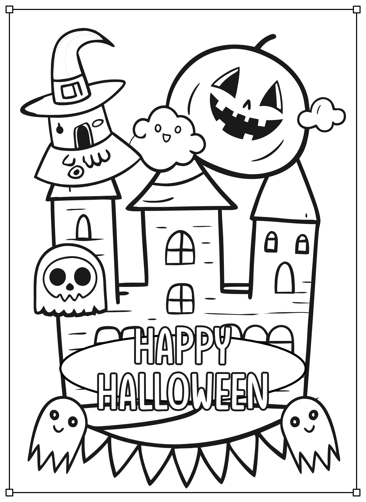 free halloween coloring pages to print out