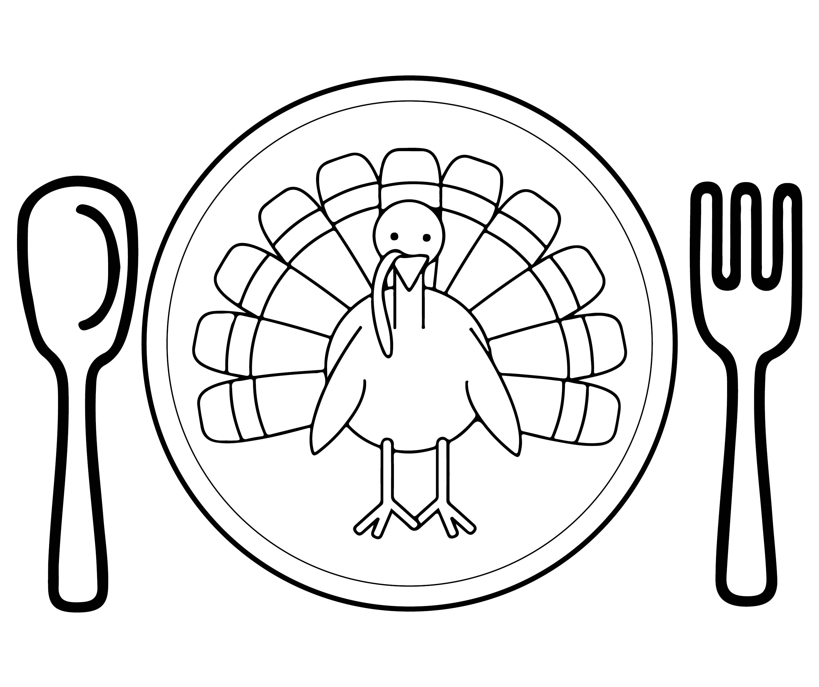 Kids Thanksgiving Printable Turkey Placemats