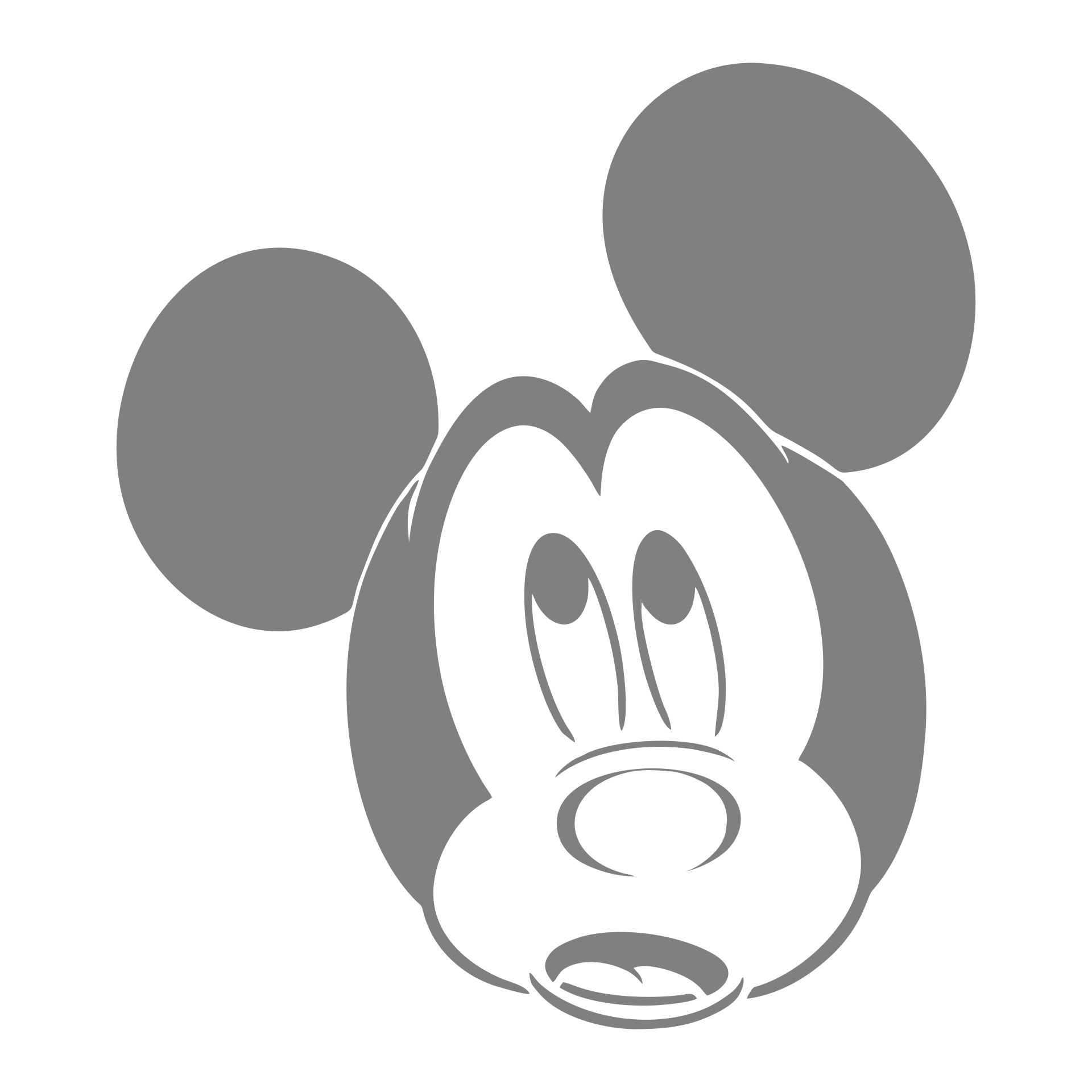 Mickey Mouse Stencil For Cake Decorating 