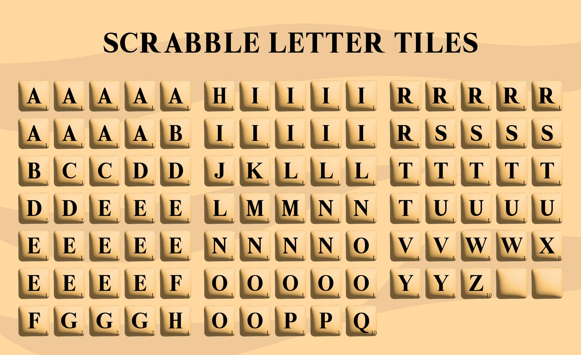 Scrabble Letter Tiles Printable