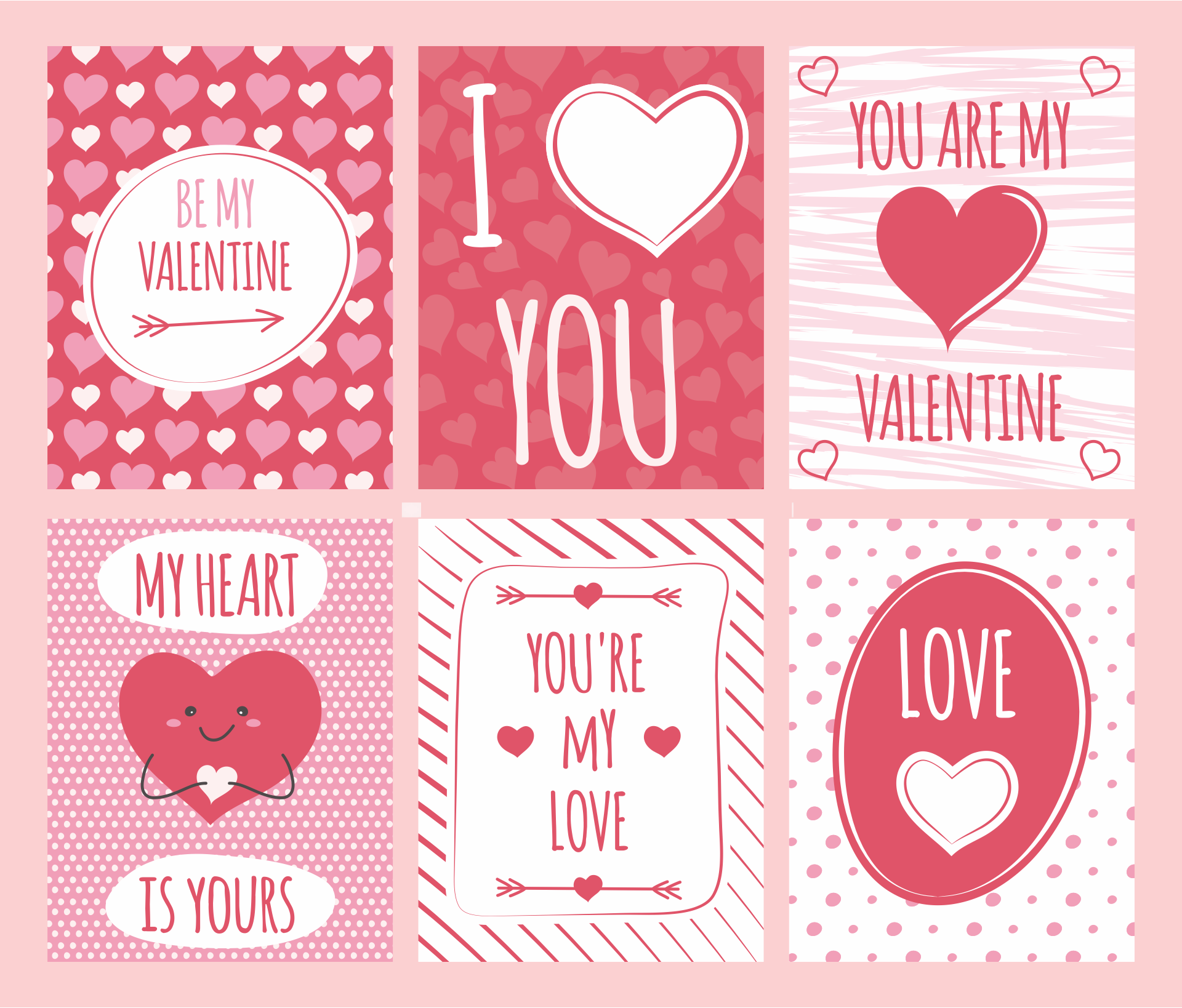 Valentine Cards Printable Tags