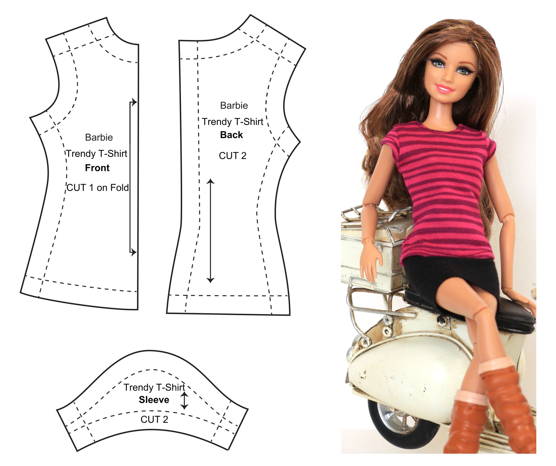 20 Best Barbie Clothes Templates Printable PDF for Free at Printablee