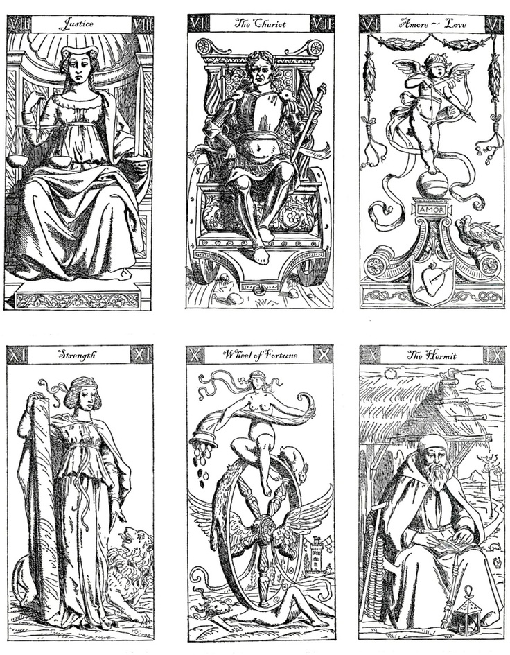 Color Your Own Tarot Card