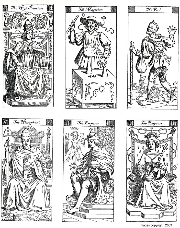 Color Your Own Tarot Card