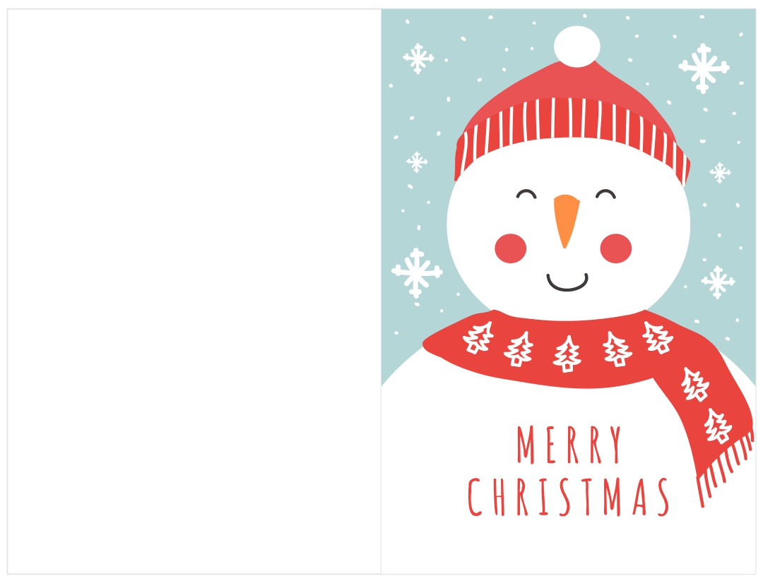 10 Best Printable Foldable Coloring Christmas Cards - printablee.com