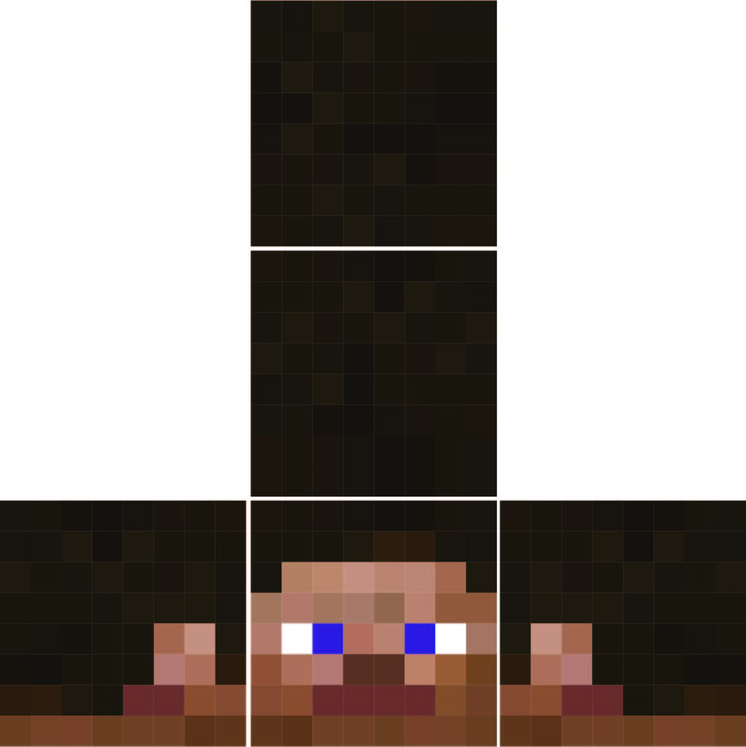 minecraft steve face print out