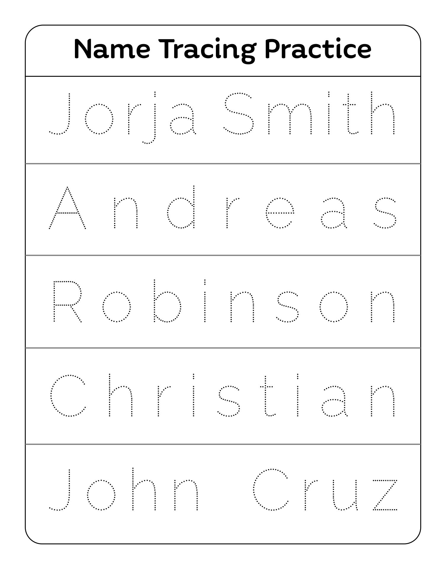 Apple Kindergarten Printable Name Connection