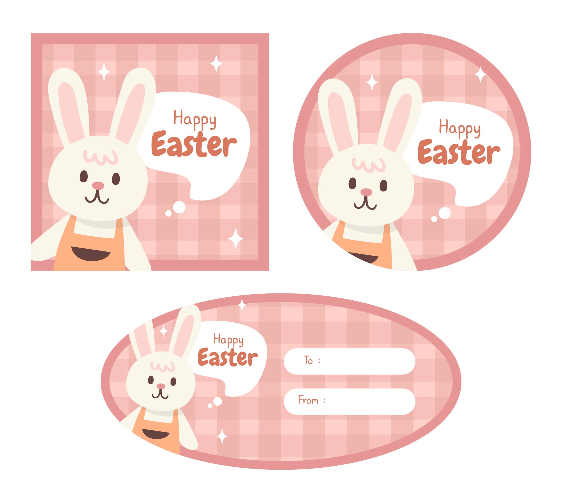 Happy Easter Gift Tags Printables