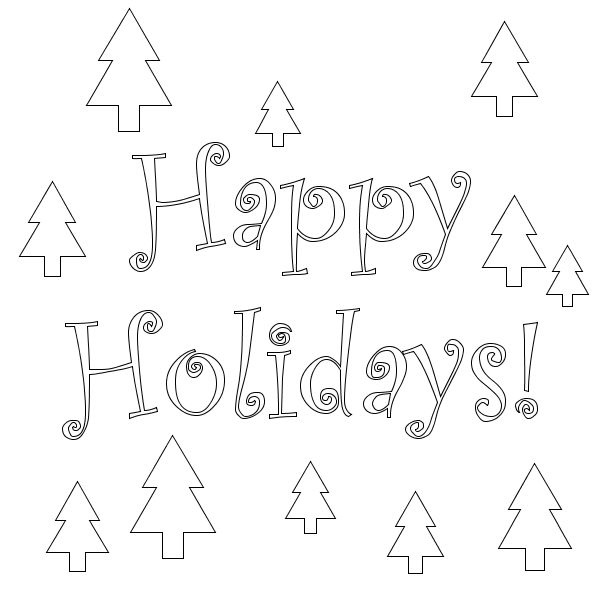 9 Best Christmas Coloring Printable For Teacher Card
