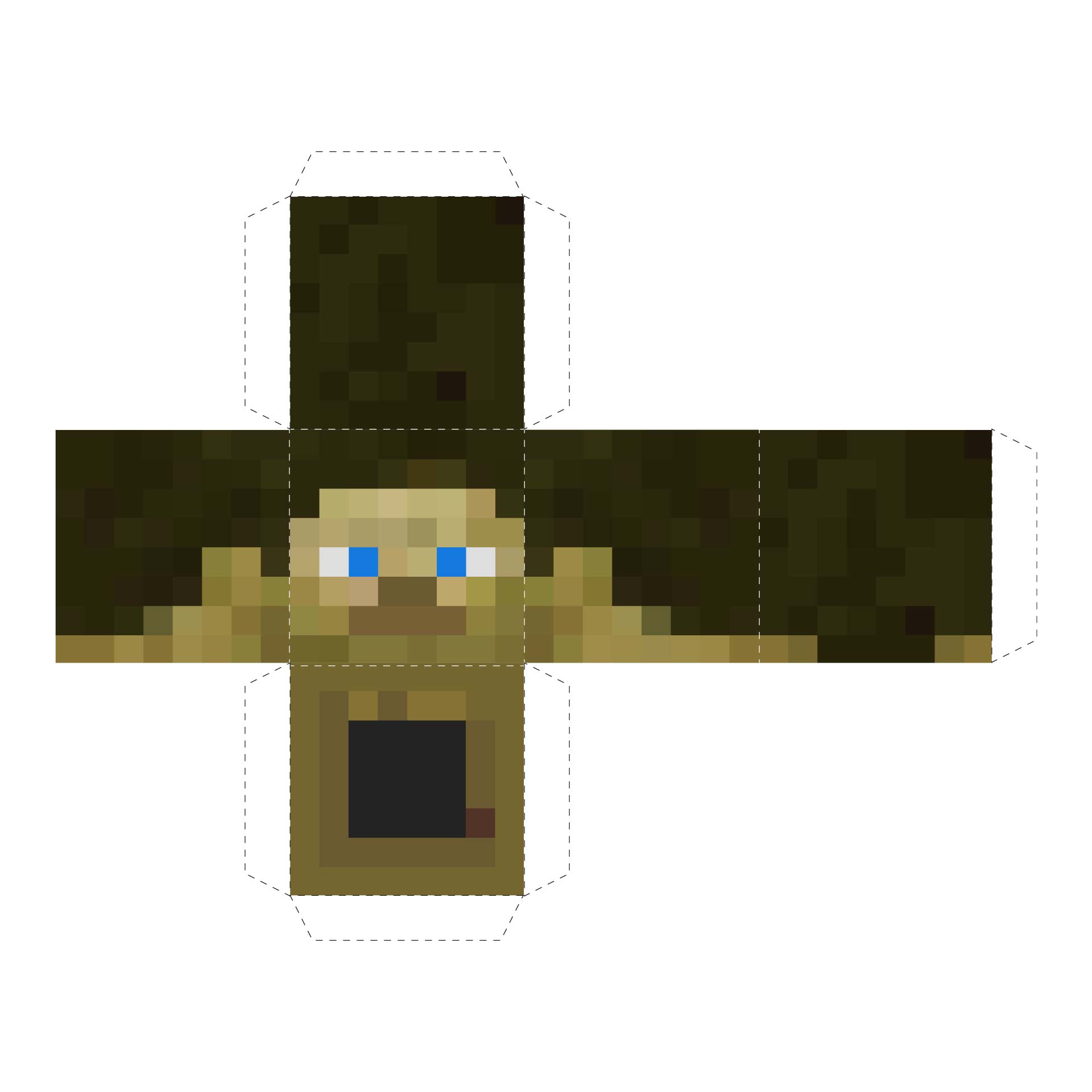 minecraft steve face print out