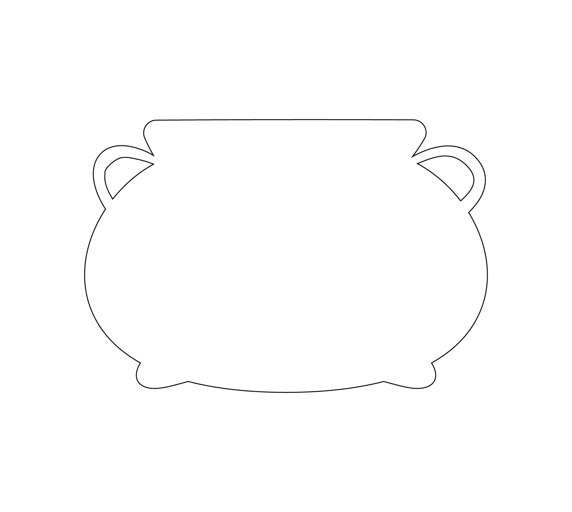 Empty Pot Of Gold Coloring Pages
