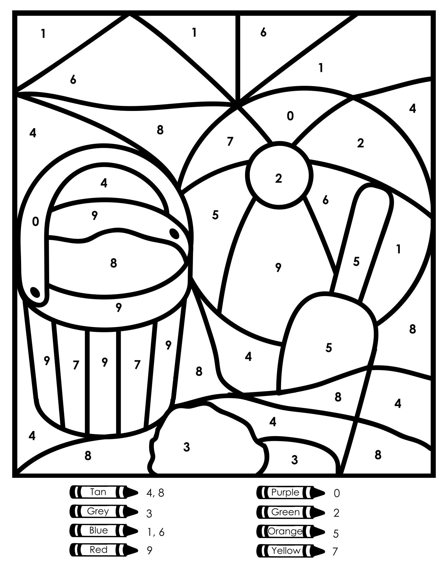 Complex Color By Number 10 Free PDF Printables Printablee Complex Color By Number 10 Free PDF Printables Printablee
