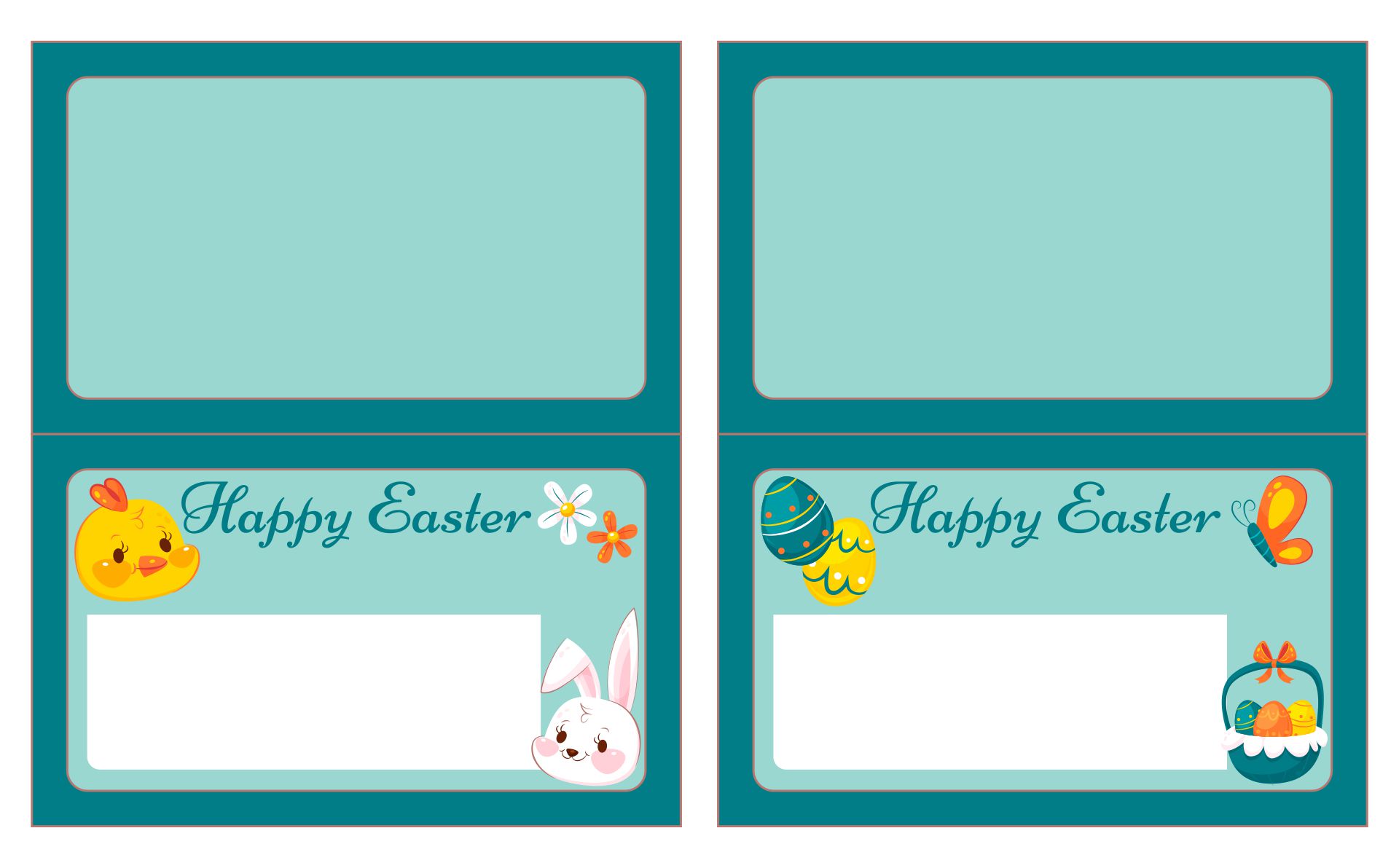 Happy Easter Printable Cards