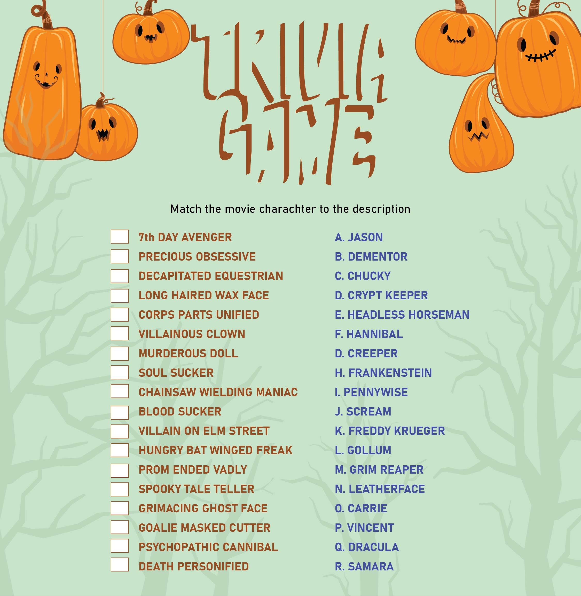 15 Best Halloween Candy Trivia Questions Printable