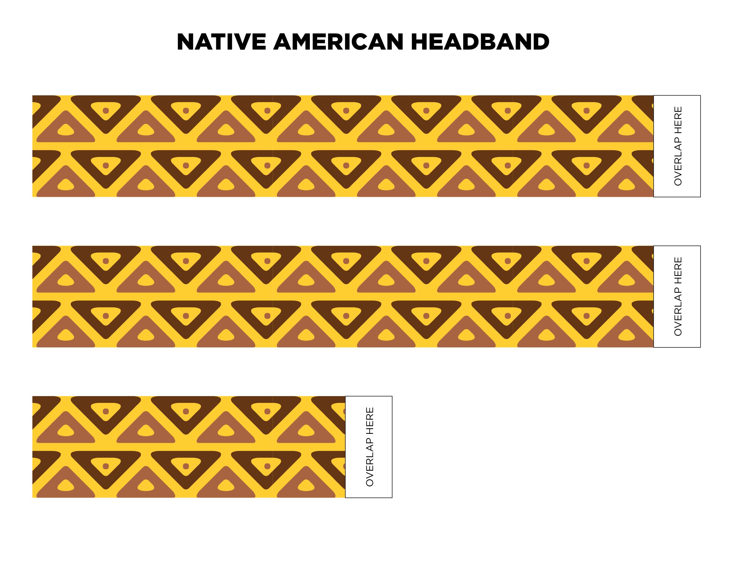 Printable Native American Headband Patterns