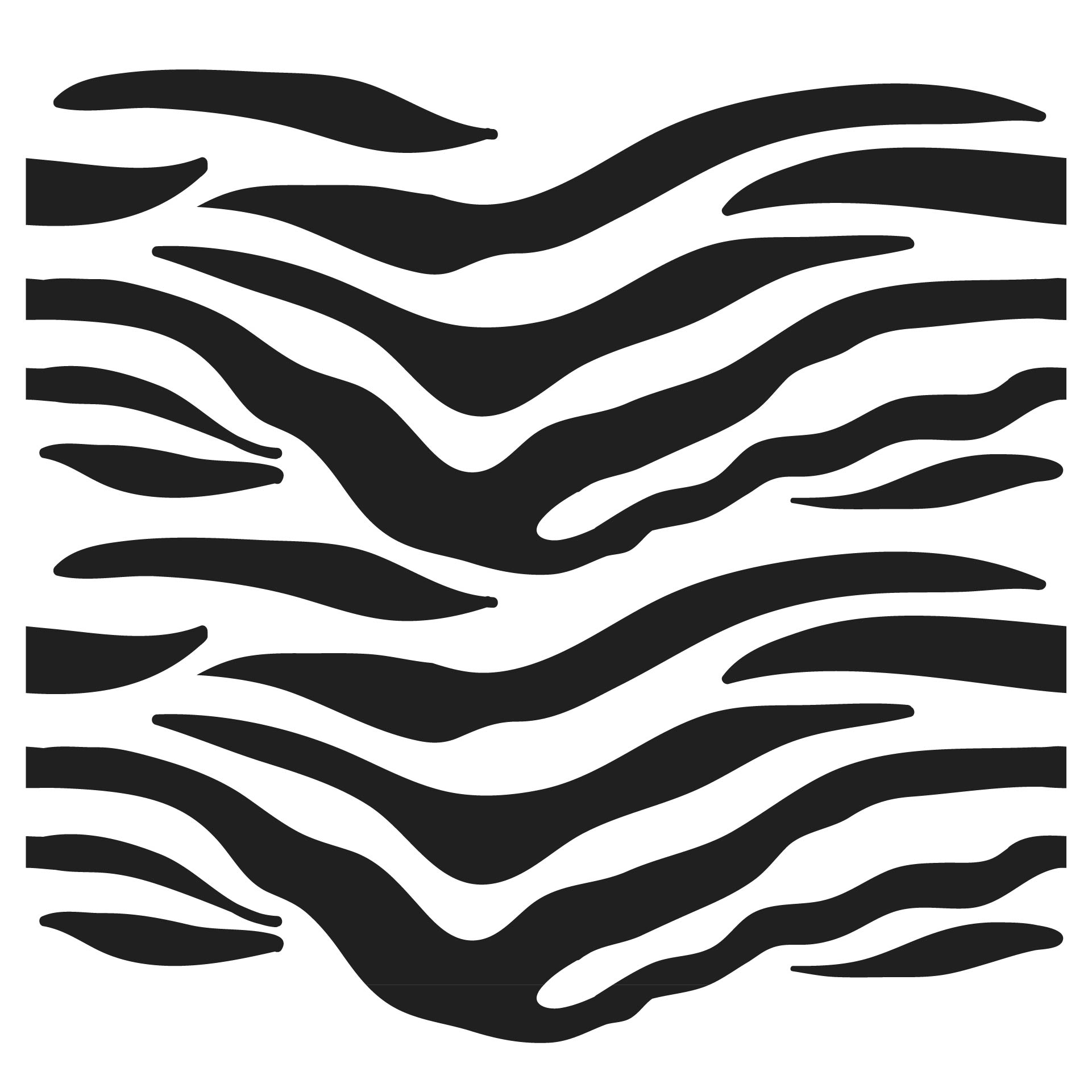 Tiger Stripe Camo Pattern Stencil