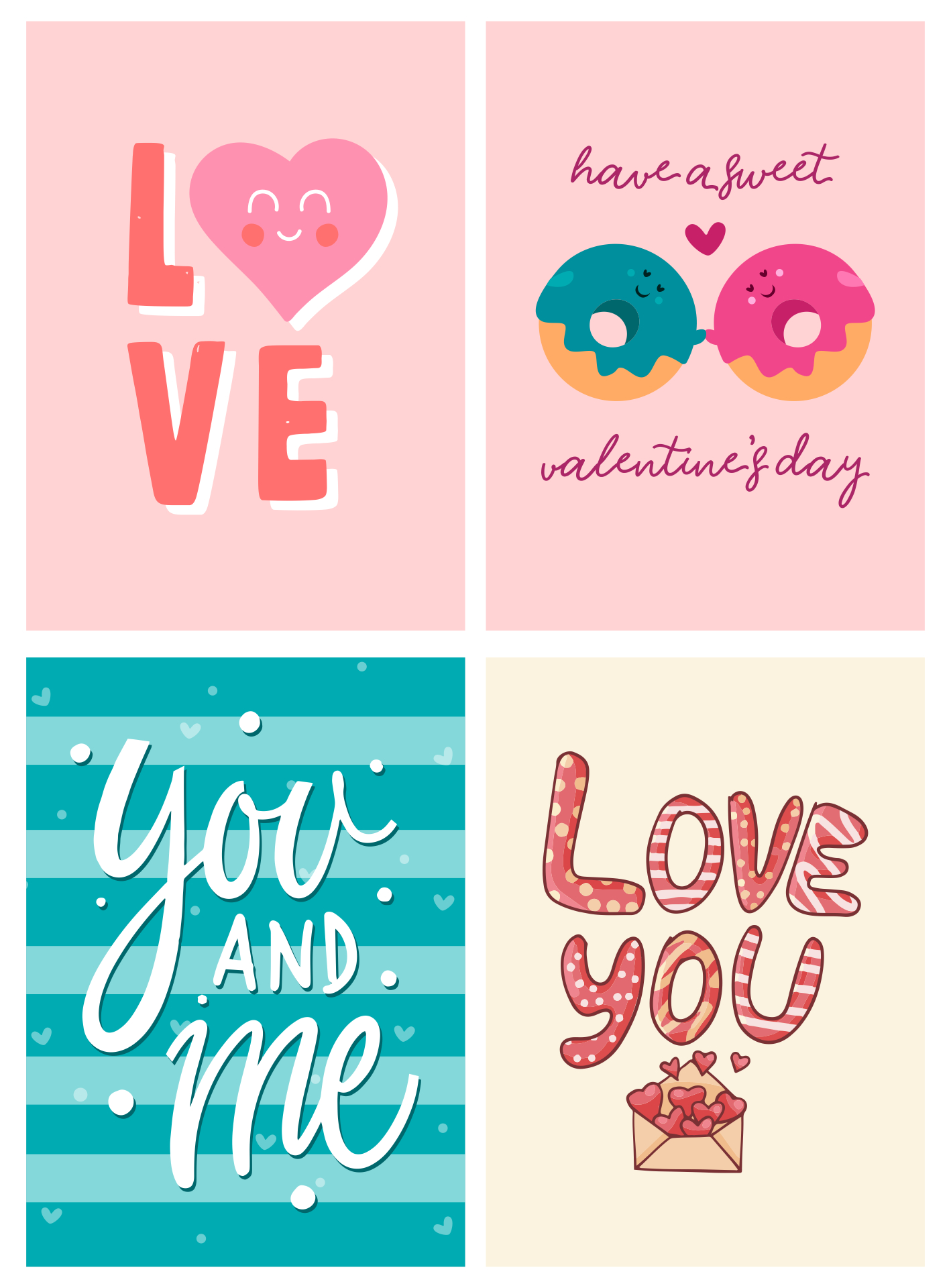 Valentines Day Card Print Outs